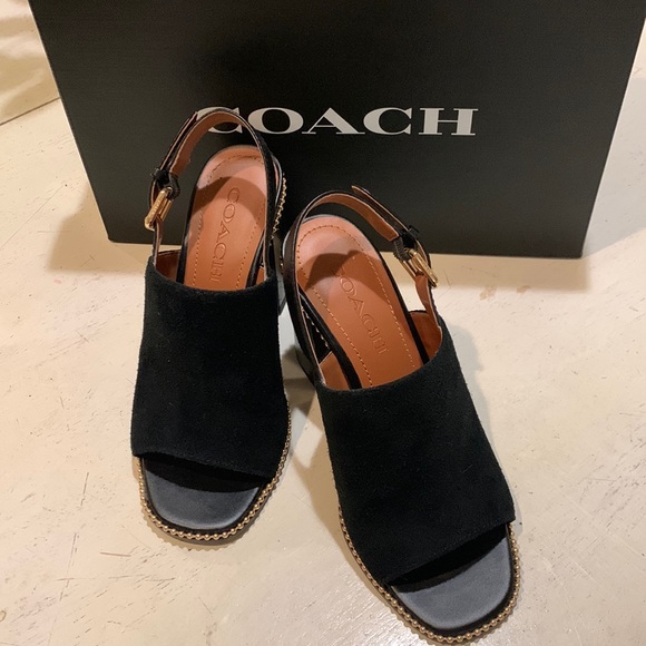 Coach Maxine suede sandals - Picture 1 of 5